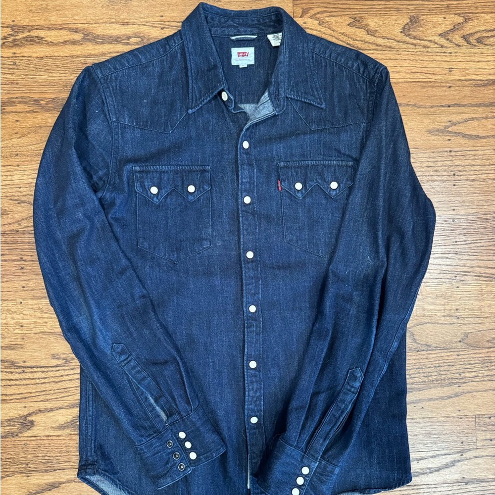 Levis western sawtooth shirt Japanese denim